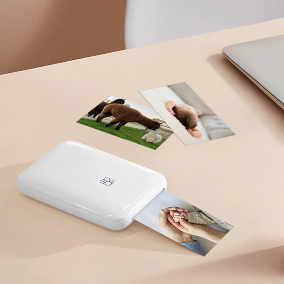 s# A for HPRT MT53 with 20 Sheets of Photo Paper Dye-sublimation Photo Printer Digital Zink Technology for Mobile Phones