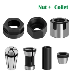 Milling Cutter Wood Carving Carving Machine Collet Trimming Machine Woodworking Accessories Adapter ER Clamp Nut -C NUT COLLET