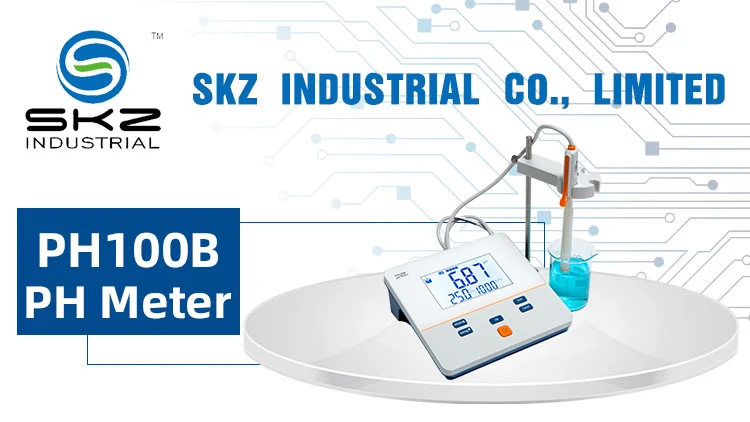 PH100B Basic pH Meter with Large 6-Inch Display for Educational Use