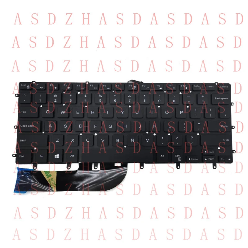 Z  Keyboard With Backlit Fit For Dell Precision 5510 5520 5530 5540 GDT9F New
