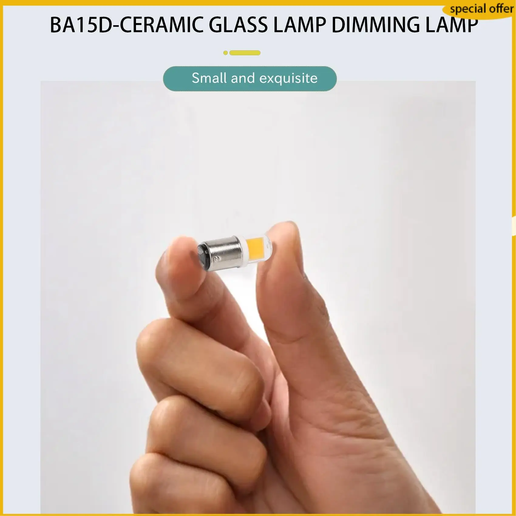 

A50I BA15D Led Light Bulb 3W 110V 220V AC Non-Dimming 300 Lumens COB 1511 Led Lamp White Warm White For Chandelier Sewing Machin
