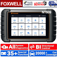 FOXWELL NT809 All System Bidirectional OBD2 Automotive Scanner Active Test 30 Reset OE-level Code Reader Professional Diagnostic