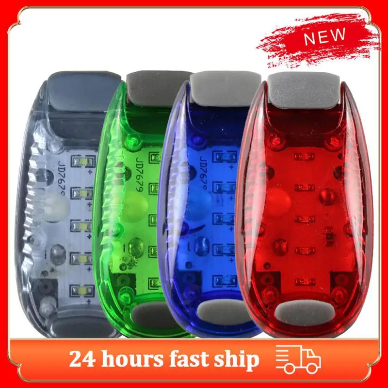 Warning Light Night Safety Waterproof 5led Running Outdoor Bicycle Accessories Running Light Taillights Backpack Light