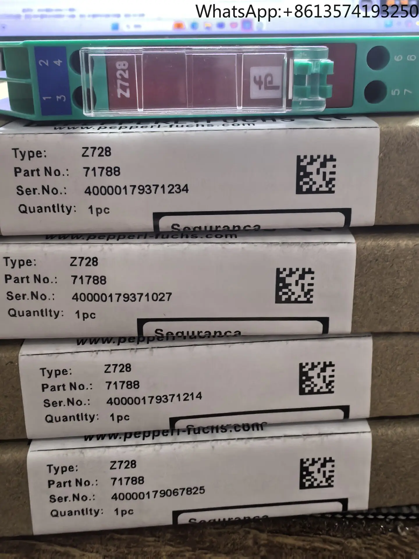 

Pepperl + Fuchs Safety Barrier Z728 Order Number: 71788 Original and Genuinein stock