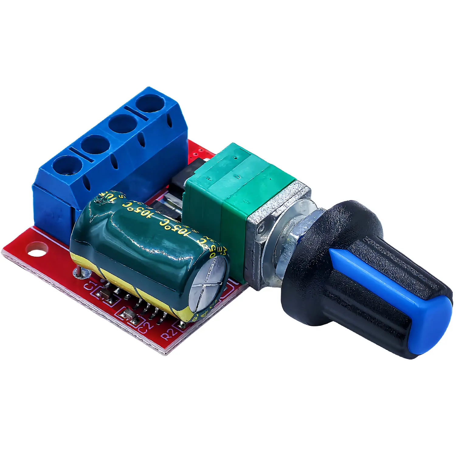 Mini DC Motor Speed Controller Module PWM DC-DC 4.5V-35V 5A 90W 12V Adjustable Speed Regulator Control Governor Switch 24V Board
