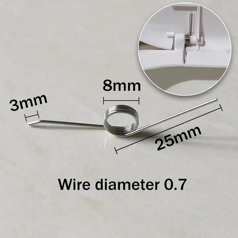 10pcs/Lot Garbage Can Adjustable 3 Coils 0.7mm Stainless Steel 304 Wire 135 Degree Torsion Spring with Custom Service