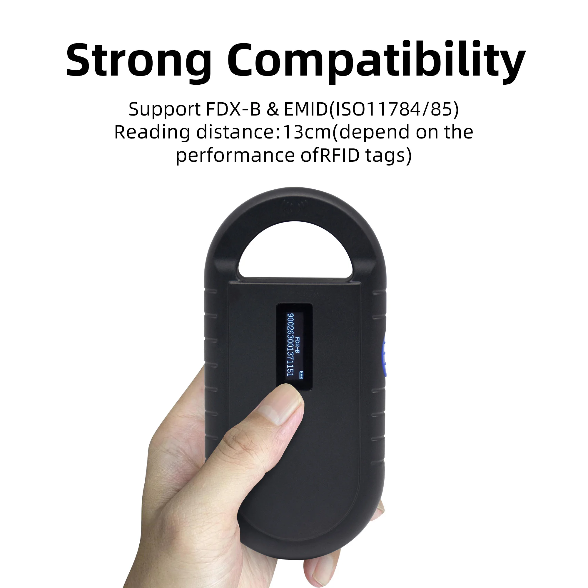 ชาร์จ RFID Card ID Reader ISO11784/5 สัตว์เลี้ยงเครื่องสแกนเนอร์ 134kHz 125kHz Chip Transponder USB 2.0 Microchip เครื่องสแกนเนอร์สําหรับสัตว์