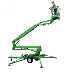 Diesel Articulating Boom Lift 10m 12m 14m 16m 18m Trailer Boom Lift Platform