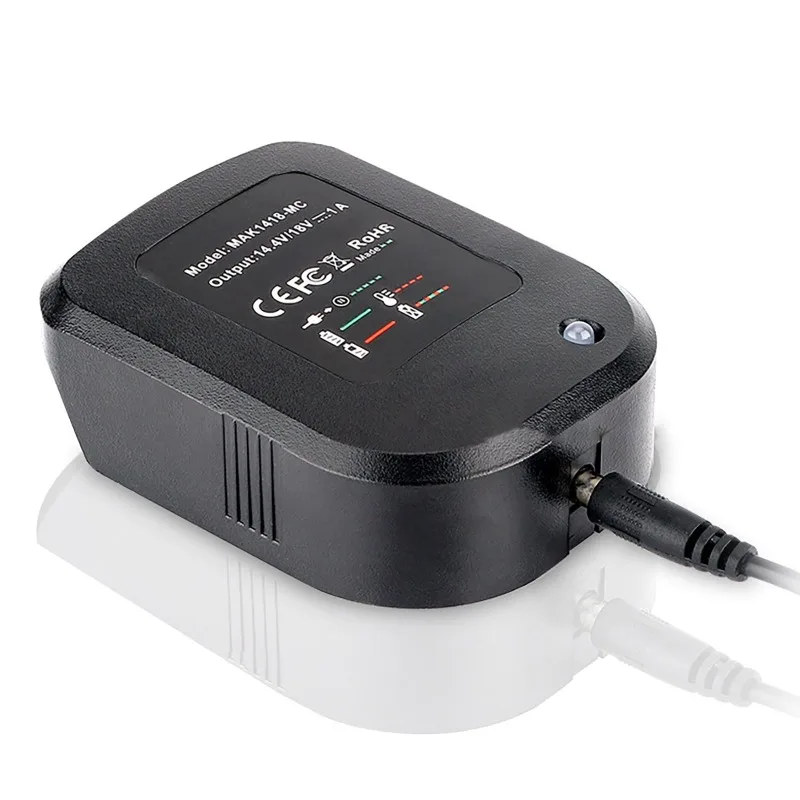 Lithium Battery Charger Adapter Compatible with For Makita 18/14.4V Battery BL1830/BL1840/BL1850 Rotary Tool Replacement Charger