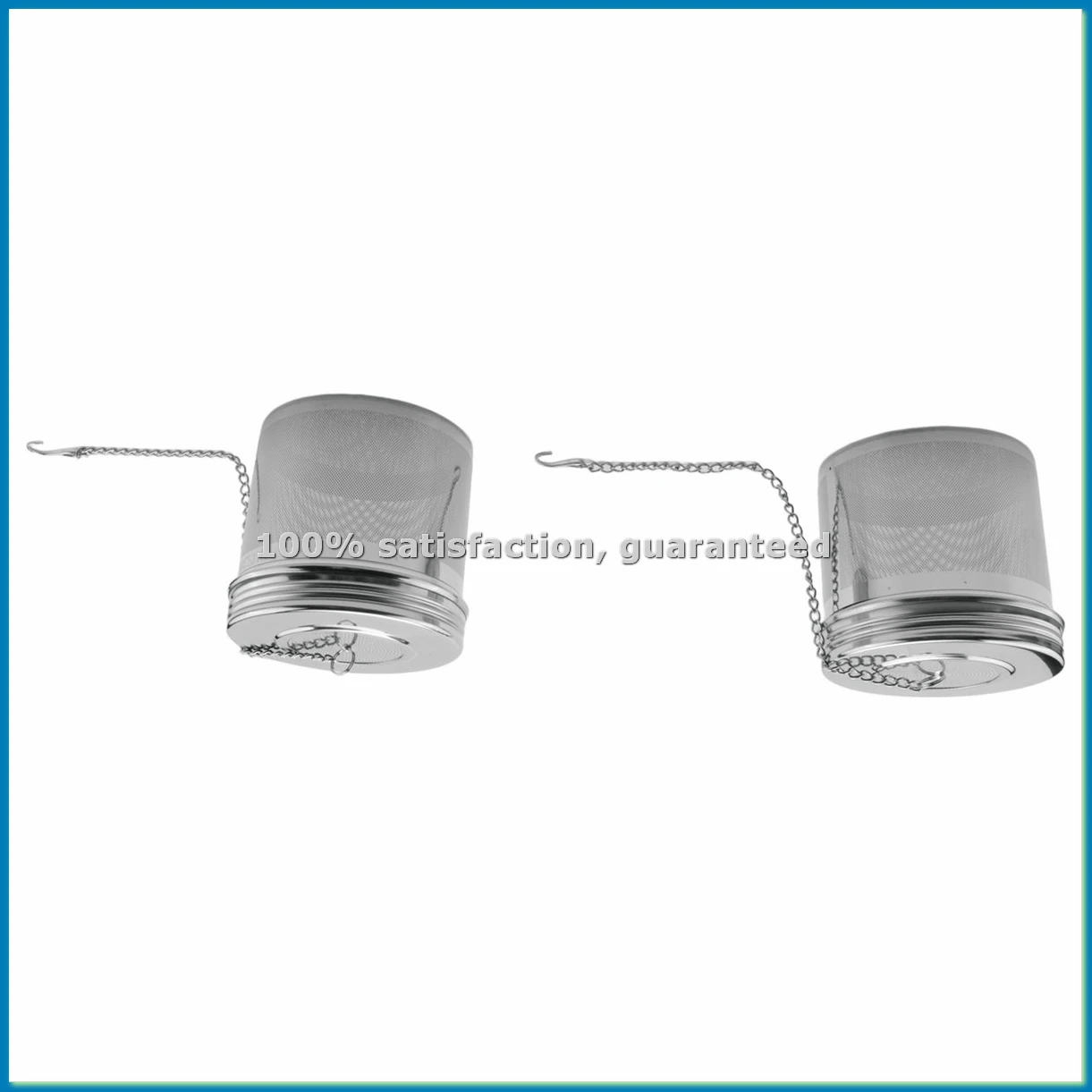 2 Pack Large Tea Ball Infuser for Loose Leaf Tea & Spice Infuser for Cooking, Threaded Lid, Extra Fine Mesh Tea Strainer-AT35