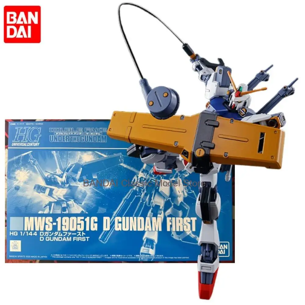 

В наличии BANDAI PB Limited HGUC 1/144 MWS-19051G D Gundam First Assembly Model Коллекционная модель аниме-фигурки