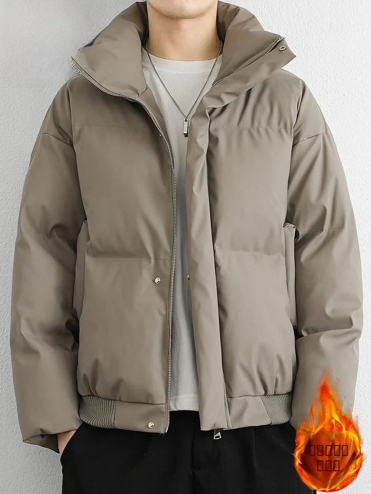 

Мужская повседневная хлопковая куртка Pierre Cardin: теплая, укороченная, осенне-зимняя, модная верхняя одежда на молнии, молодежный тренд