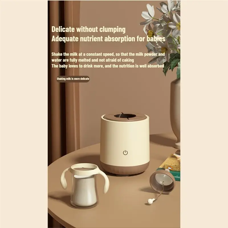 Delighted- USB Baby Bottles Shaker Electric Milk Powder Blender Feeding Bottles Shake Not Easy To Produce Bubble Home Travel-B