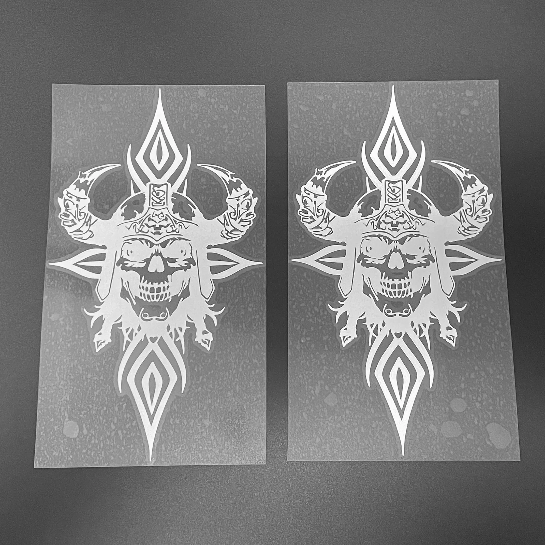 

2 шт./компл. Nordic Warrior-тематическая наклейка с черепом викингов на автомобиль, выставочная авто наклейка, отличительный предмет для автомобильного стиля