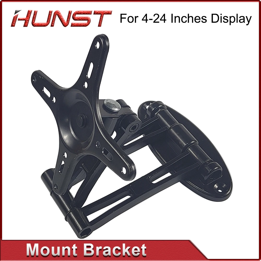 Imagem -02 - Hunst tv Display Mount Bracket Suporte do Monitor Máquina de Marcação a Laser Preto para 424 Display 160x160 mm