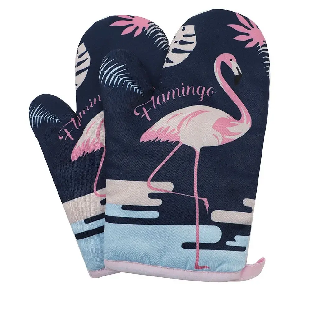 

Anti-scald Microwave Gloves Non-slip Thickened Oven Mitt Heat Resistant High Temperature Resistant Kitchen Mitts Barbecue