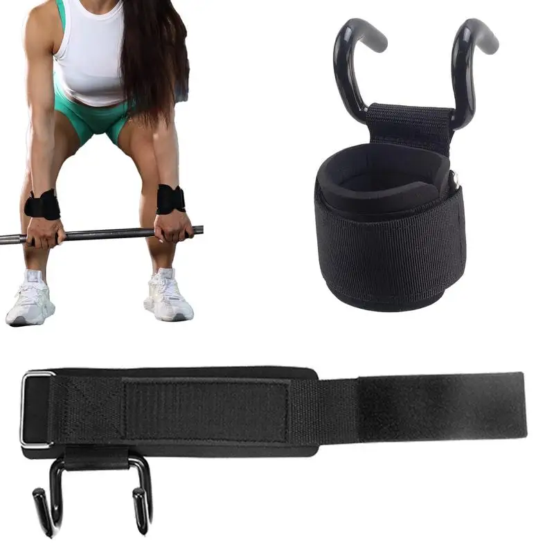 Soporte de agarre manual para levantamiento muerto, barra Horizontal, gancho para muñeca, herramienta de refuerzo multiusos para ejercicios de mancuernas, máquina de remo