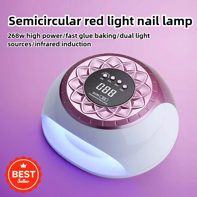 

57 Beads Nail Fungus Laser Device for Toenails Onychomycosis Home Anti Fungal Laser Equipment 470nm 660nm Five Nails Together