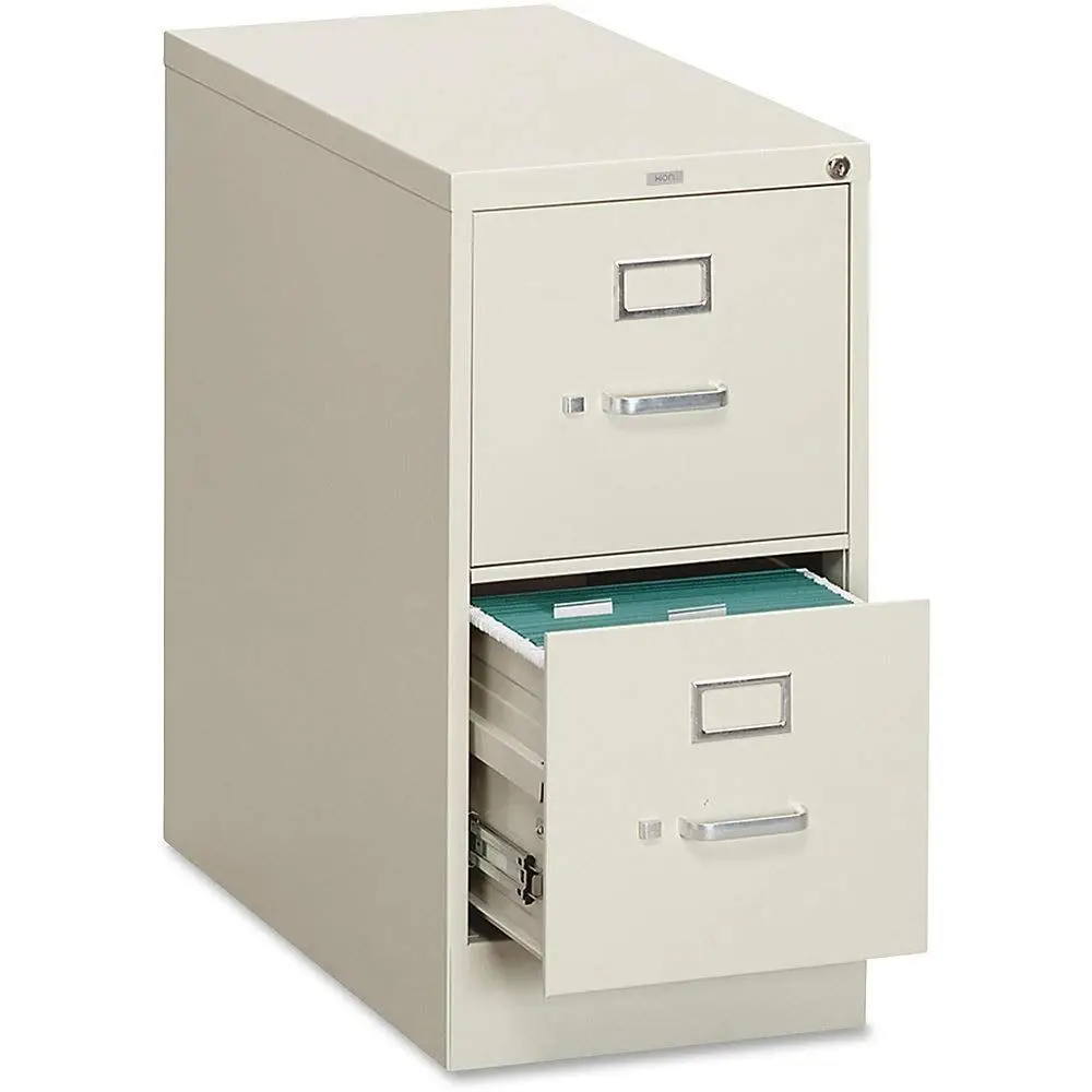 

Office Furniture Set, Fluted Wooden File Cabinet with Locable Wheels, Filing Cabinet with 5 Drawers for Home Office, Black Waln