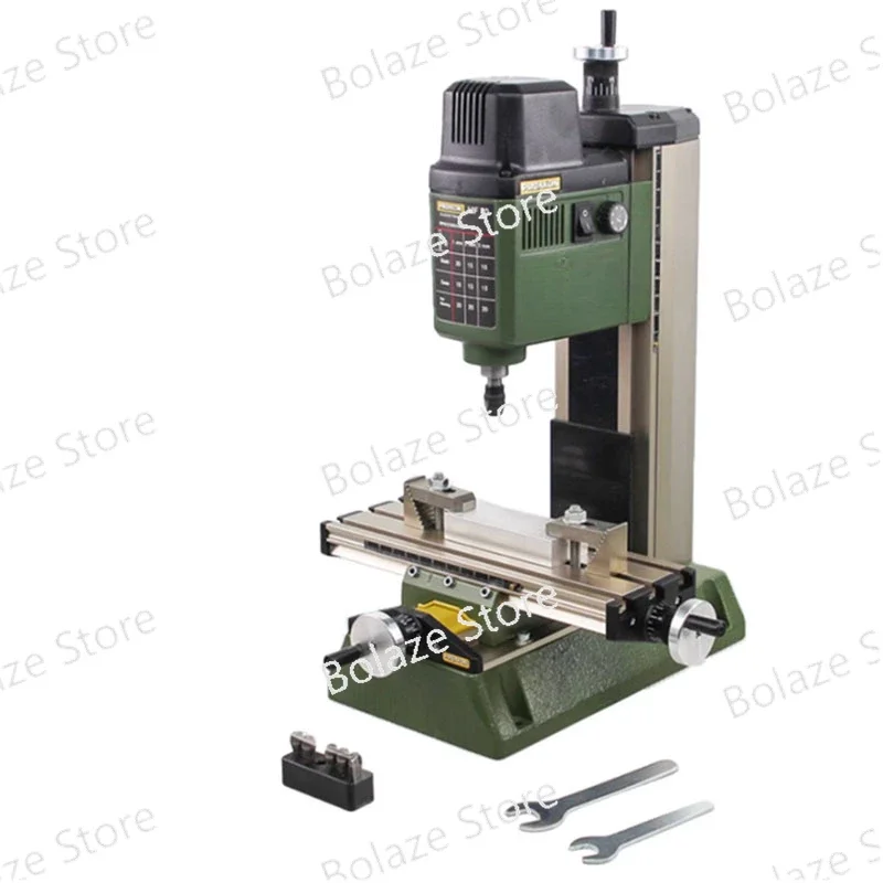 

Milling Machine MF70 Bench Driller Woodworking Lathe with Optional Dividing Head Chuck Tungsten Steel Cutter Bits Vise