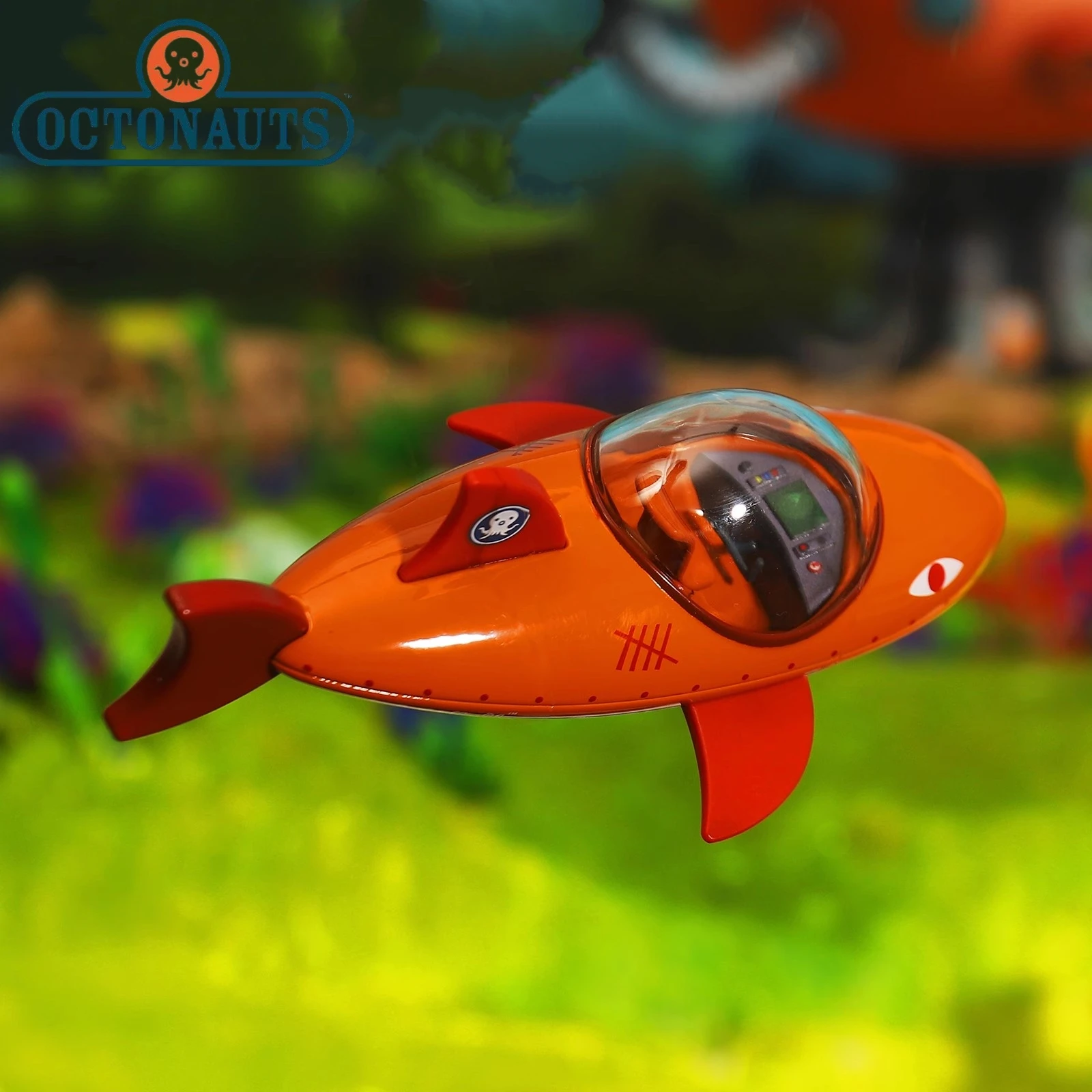 

12Cm Anime Octonauts Peso Kwazii Barnacles Alloy Model Tiger Shark Boat Cartoon Anime Periphery Collect Kid Toys