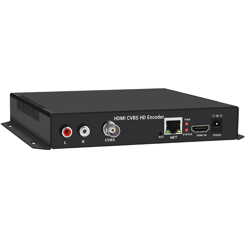 HEVC H.264 Video Encoder Support HDCP HDMI to IP Live Streaming Encoder IPTV Hardware RTMP RTSP HLS HTTP UDP SRT RTMPS Streamer