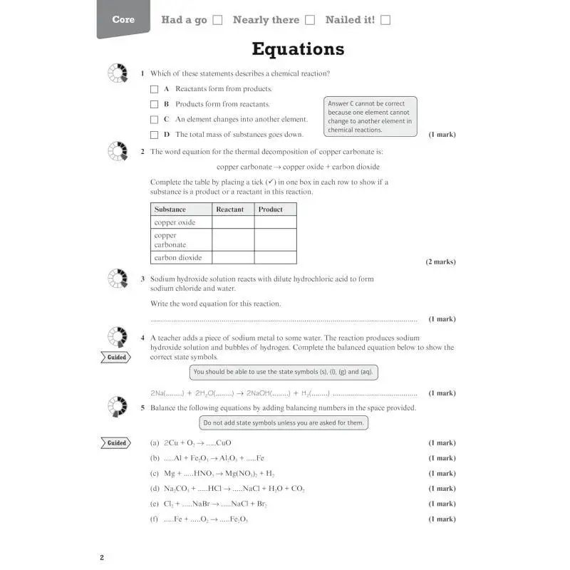 بيرسون مراجعة Edexcel GCSE مصنف مراجعة مؤسسة الكيمياء لعام 2025 و2026 امتحانات Nigel Saunders 9781292131931