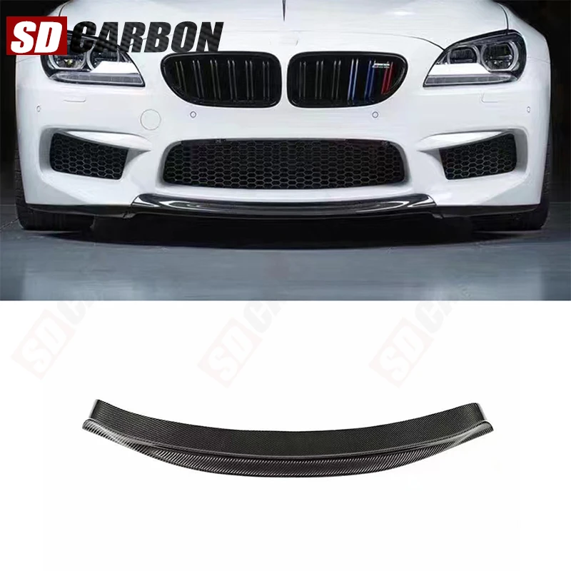 

For BMW 6 Series F06 F12 F13 M6 Carbon Fiber Car Front Bumper Diverter Spoiler Diffuser Front lip chin Car Accessories