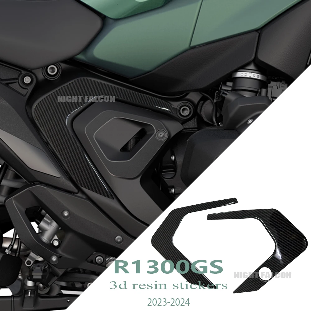 

R1300GS Accessories Motorcycle Frame Area Side Protection 3D Gel Epoxy resin Sticker For BMW R 1300 GS GS 1300 2023 2024