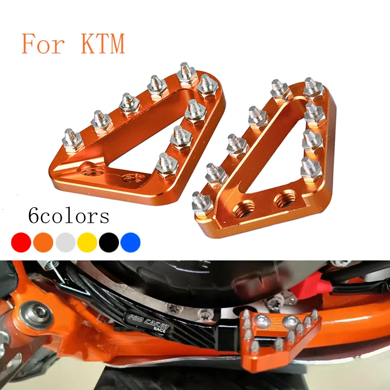 CNC Rear Brake Pedal Lever For KTM SX SXF XC XCF XCW EXC EXCF For GasGas For Husqvarna FC TC FE TE FX TX Step Plate Tip