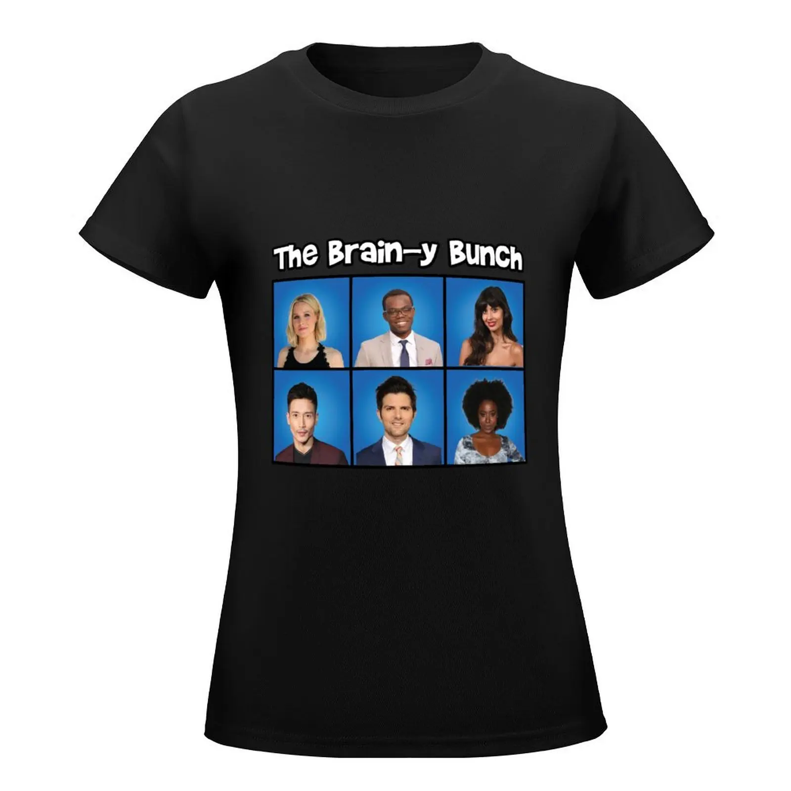 The Brainy Bunch - The Good Place T-Shirt korean fashion Blouse summer top aesthetic clothes t-shirts for Women cotton