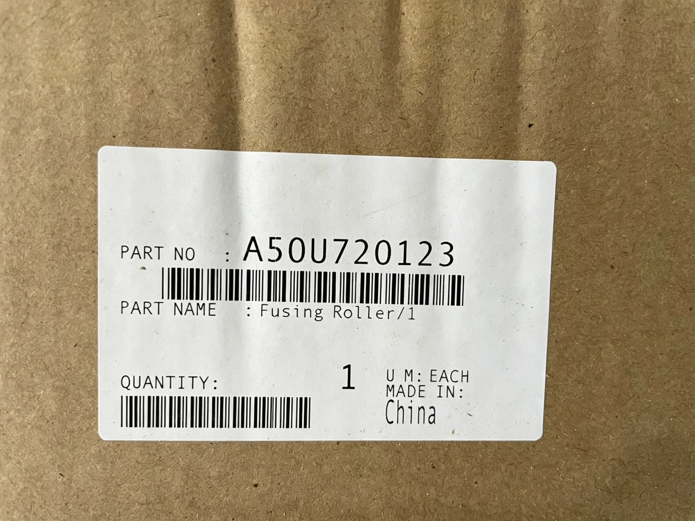 A50U720123 Original Fusing Roller Fuser middle roller FOR Konica Minolta C1060 1070 2060 2070