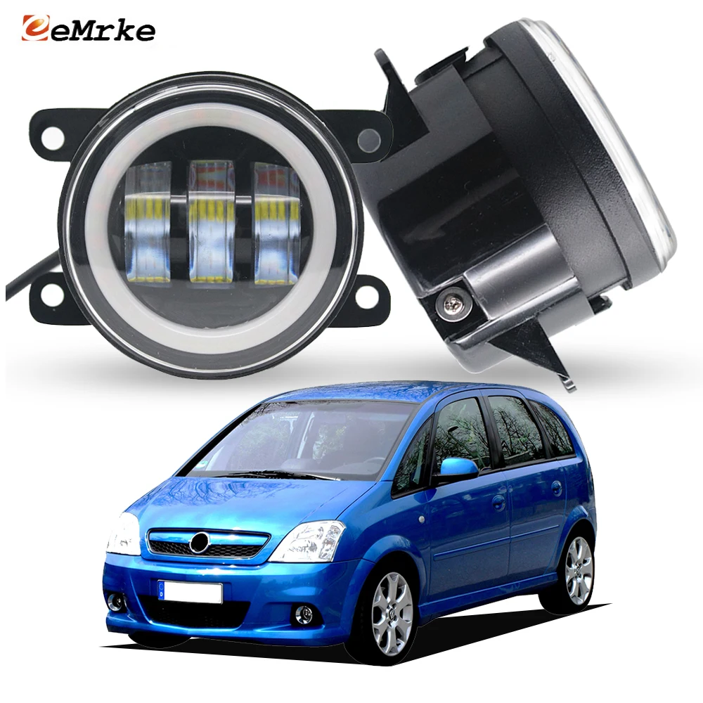 

Led Fog Light PTF 30W Lens for Opel Vauxhall Meriva OPC A VXR, Zafira B OPC VXR Car Turn Signal Lamp White +Yellow Angel Eye DRL