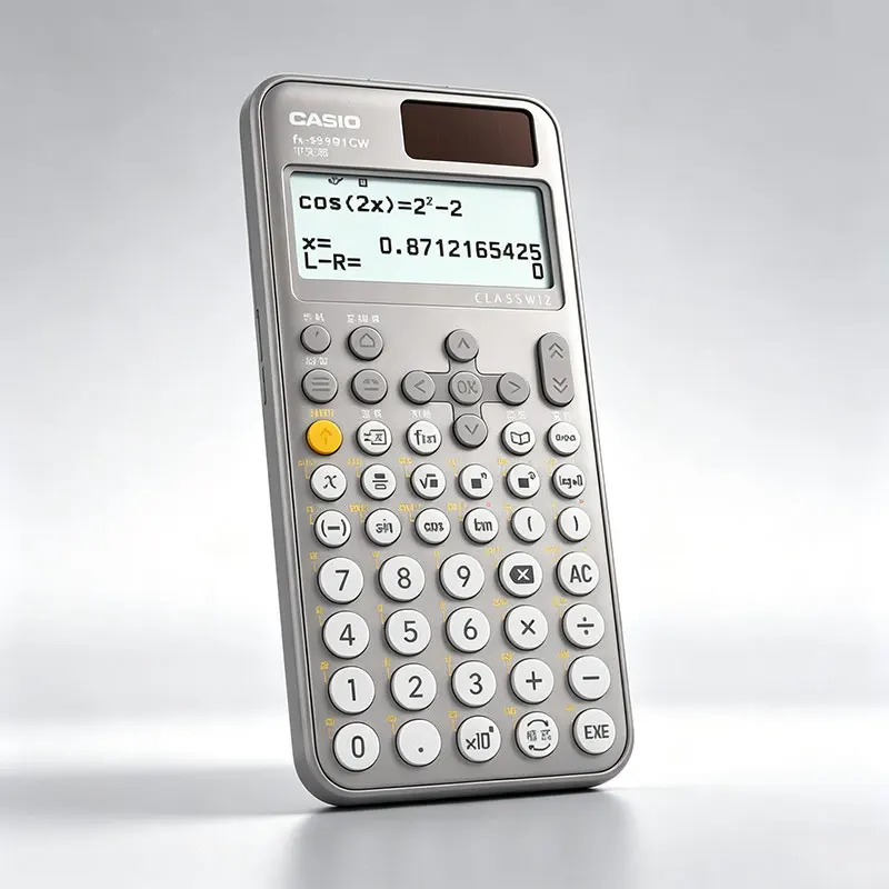 Casio FX-991CN CW/FX-999CN CW/DH-14/AX-12B/MX-120B: een eenvoudige en geavanceerde wetenschappelijke rekenmachine voor het analyseren van bedrijfsrapporten.