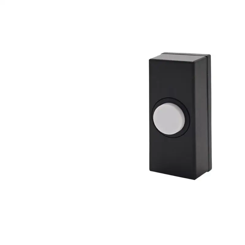 Wall Mounted Doorbell Push Button Switch Mini Plastic Door Bell Replacement Part for Home Access Control System Entryway