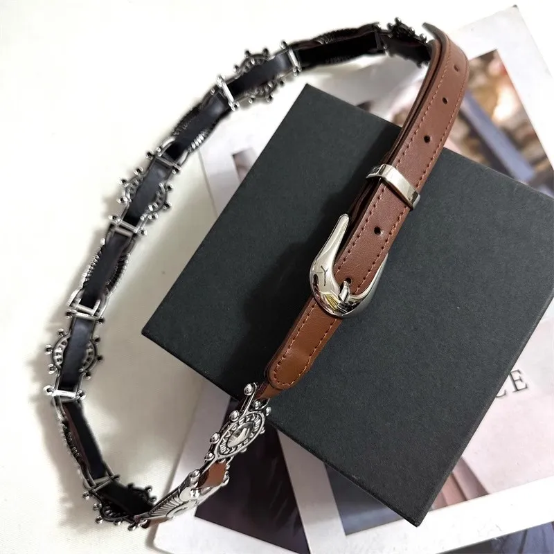 เข็มขัดคอร์เซ็ทหนัง PU สไตล์วินเทจสำหรับผู้หญิง  เข็มขัดรัดเอวสำหรับตกแต่งชุดเดรส รุ่น J1605