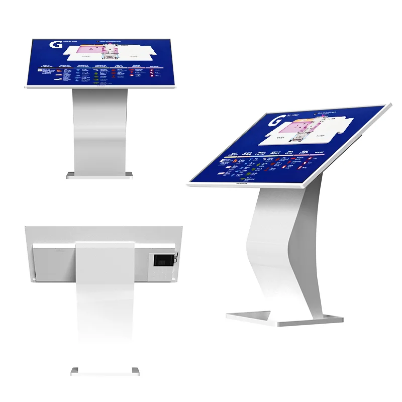 

HUSHIDA умный сенсорный экран ЖК-реклама интерактивная напольная подставка цифровая вывеска киоск дисплей горизонтальный для Wayfinding