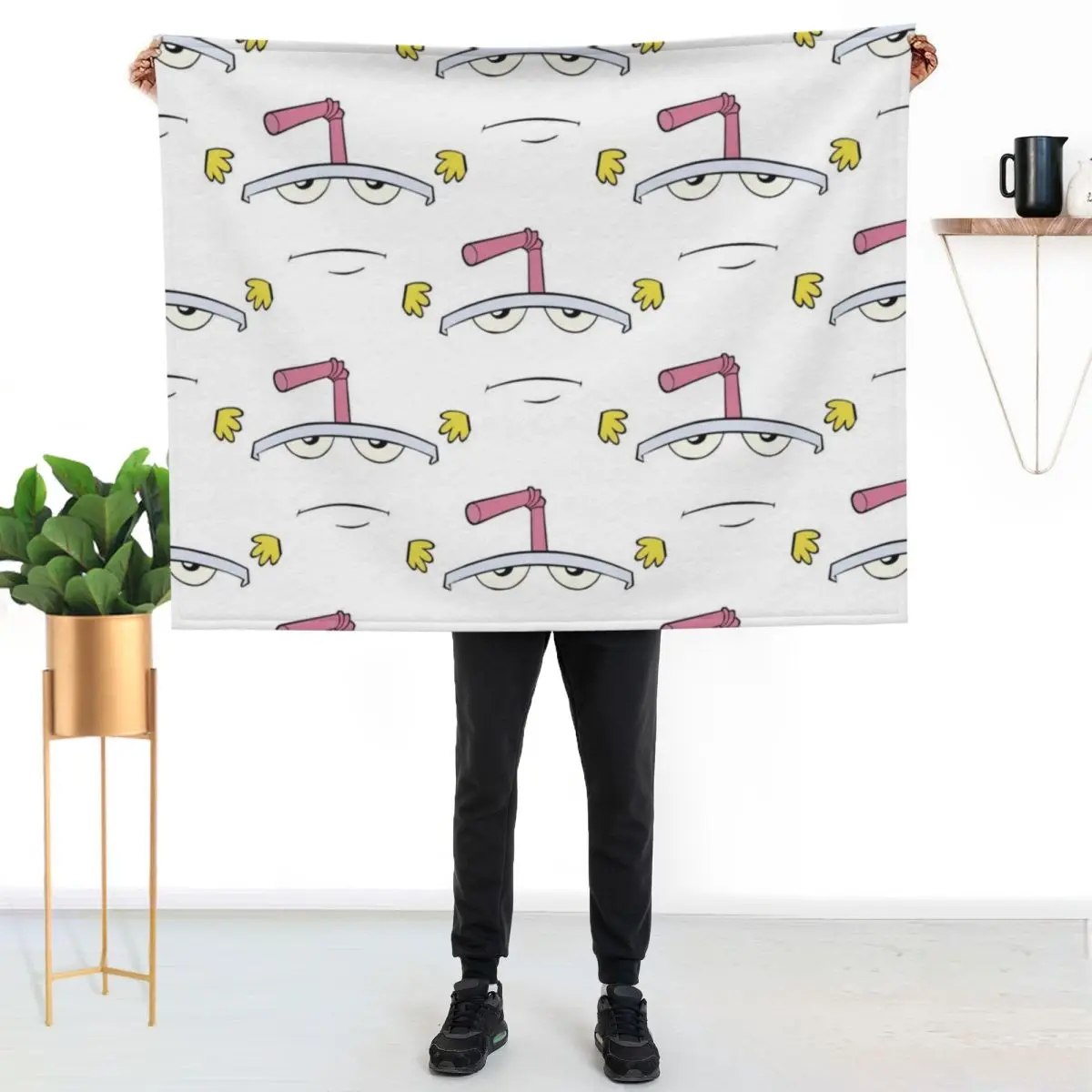 Aqua Teen Hunger Force - Master Shake Throw Blanket Decoratives Soft Plaid Hair Sofa Warm funny gift Blankets