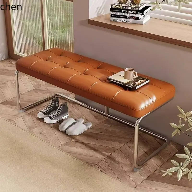 HXL Long Bench Doorway Shoe Changing Bench Space-Saving Dining Table Long Bench