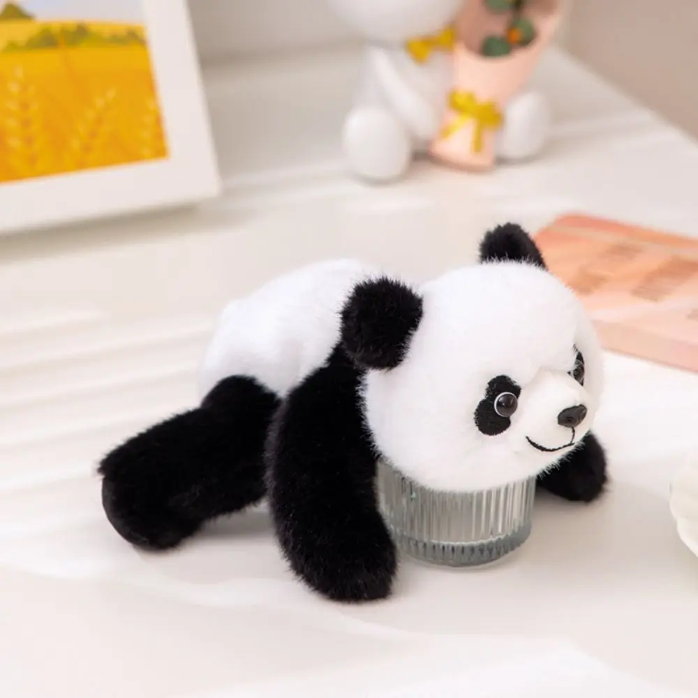 Sloth Husky Plush Lying Animal Table Ornament Pig Panda Raccoon Bear Plush 18cm Cartoon Stuffed Animal Doll Christmas Gift