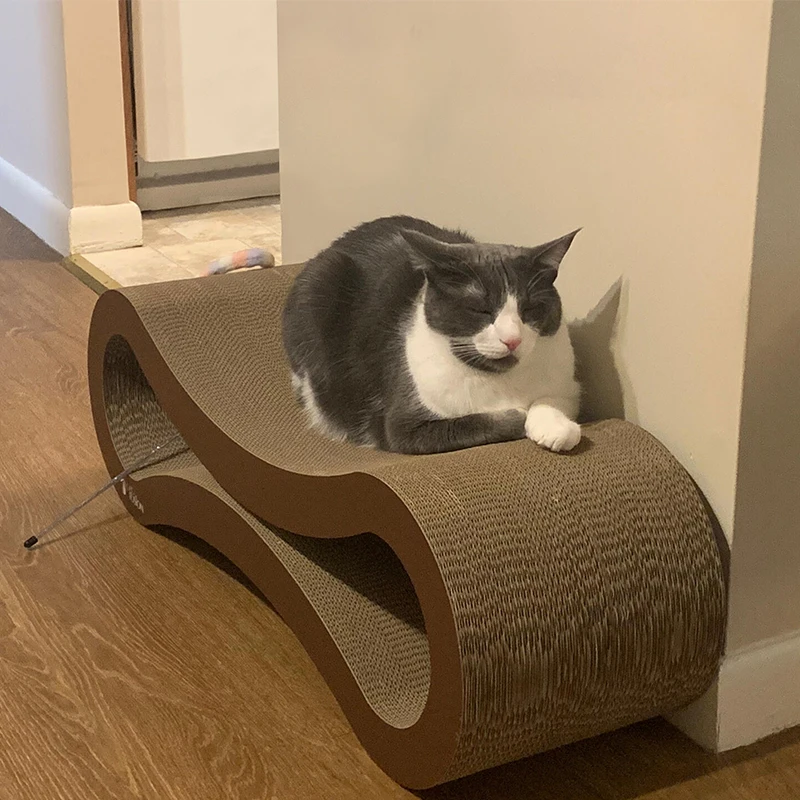 tiragraffi-in-cartone-ondulato-integrato-con-cuccia-giocattolo-per-animali-domestici-resistente-all'usura-per-animali-adulti-forniture-per-animali-domestici