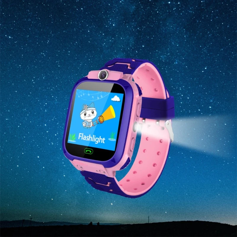 Детские водонепроницаемые GPS-часы с поддержкой SIM-карты, оповещение о SOS, гео-забор и забавная фотокамера для безопасности