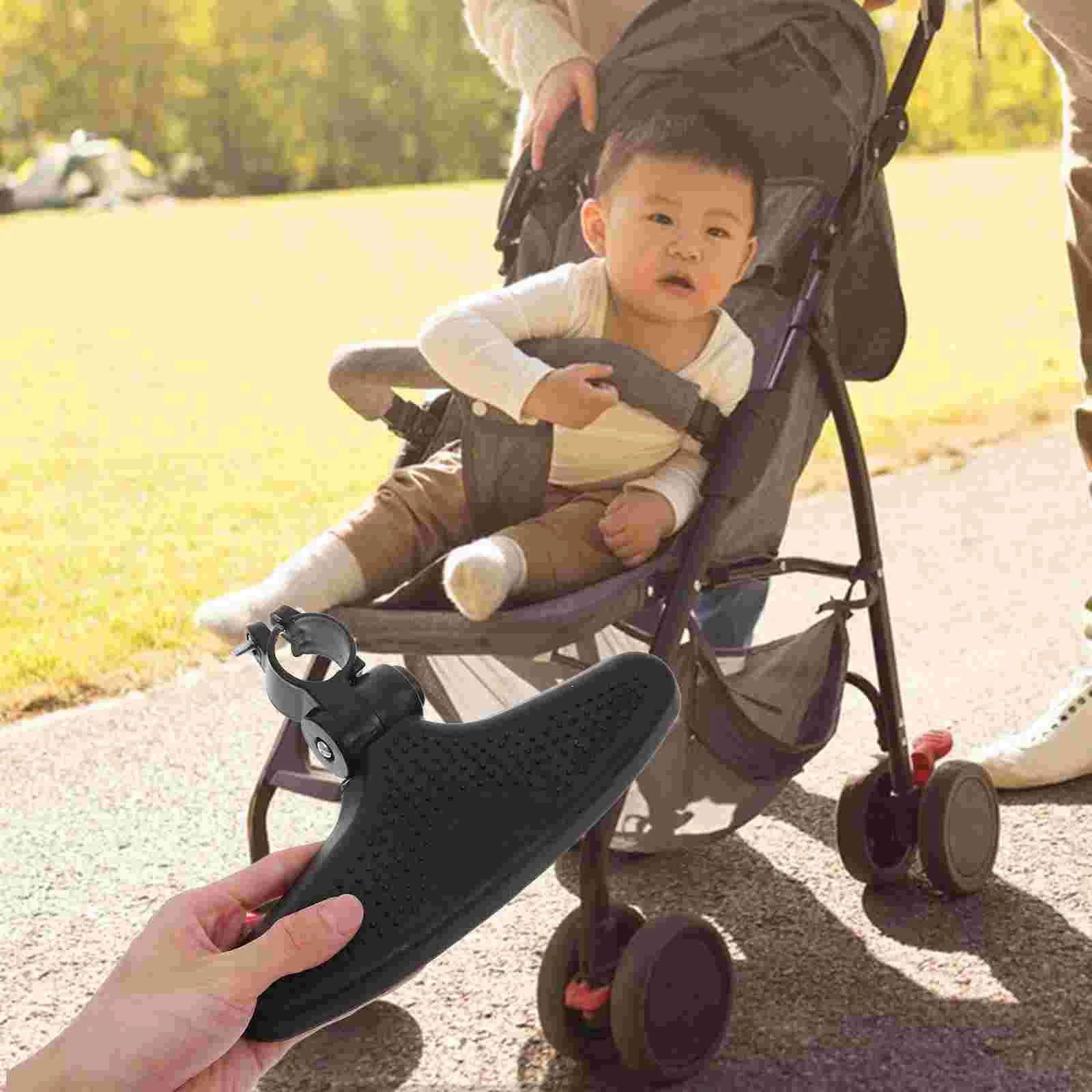 Cart Pedals Pushchair Foot Lengthen Baby Stroller Pram Accessories Plastic Extension Footboard