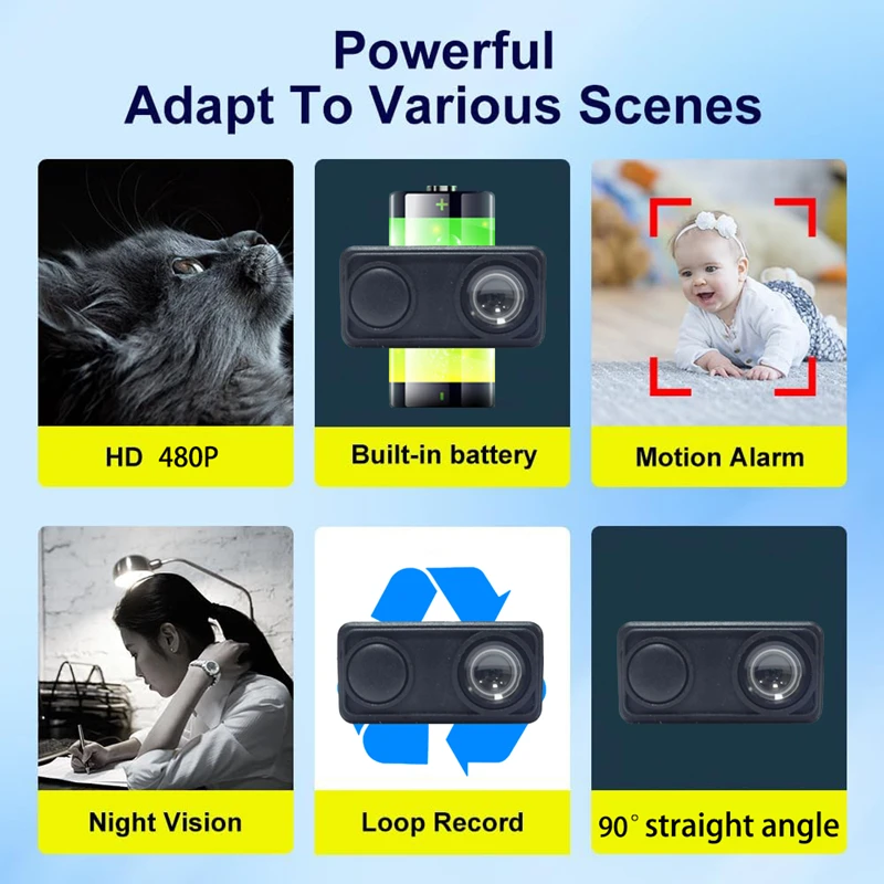 4K Security Camera WiFi Wireless Monitor Remote Motion Detecting Camcorders Security Protection Indoor Surveillance 2025 NEW image 4