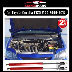 Dla Toyota Corolla E120 E130 2000-2017 Auto Bonnet modyfikuj siłowniki pneumatyczne amortyzator wstrząsów