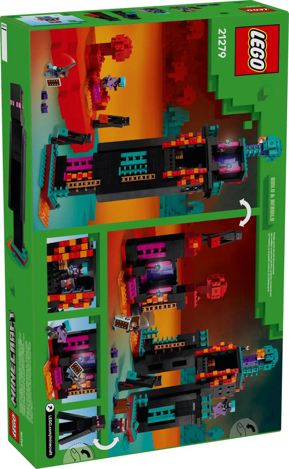 レゴ ® マインクラフト ® 21279 エンダーマンタワー組み立ておもちゃ