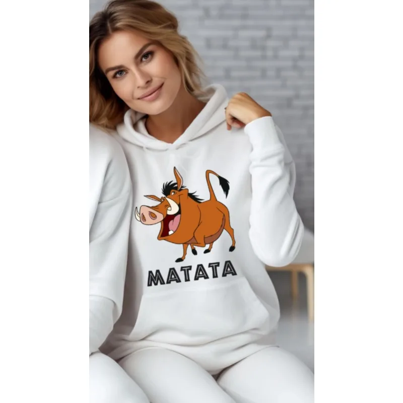 سويت شيرت Lion King، سويت شيرت Timon & Puma، سويت شيرت Hakuna Matata، مملكة Disney Animal، سترة Disneyland المتطابقة