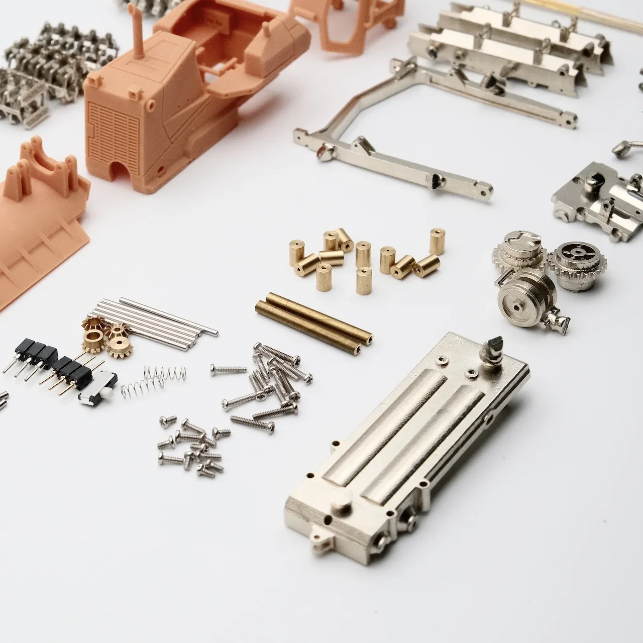 1/87 Bulldozer Construction Machinery 734 Bulldozer DIY Model Kit
