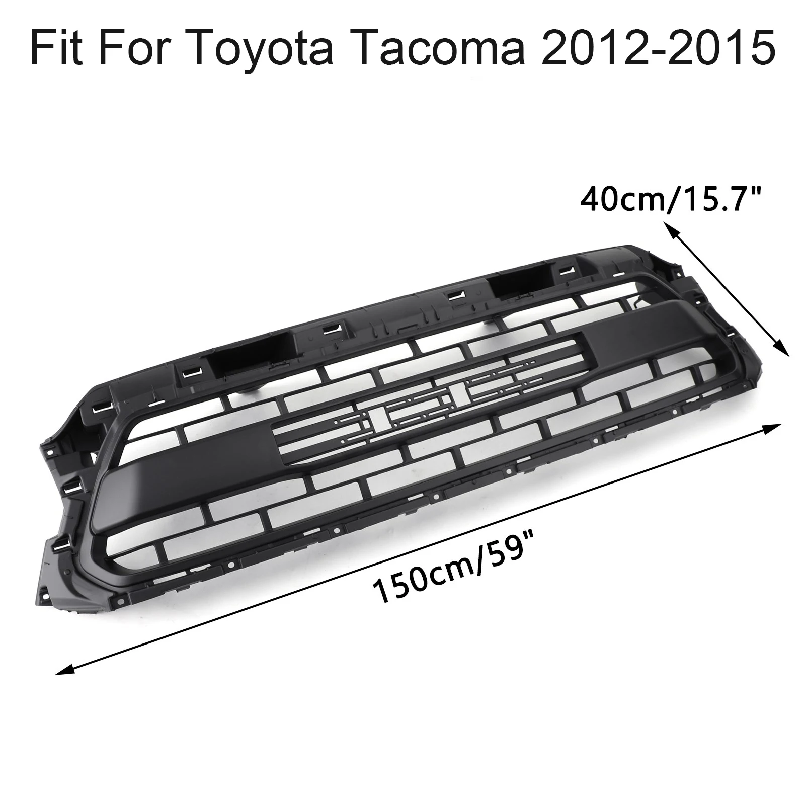 Areyourshop Honeycomb Grill Grille For Toyota Tacoma 2012 2013 2014 2015 TRD PRO PTR54-35150 With Letter