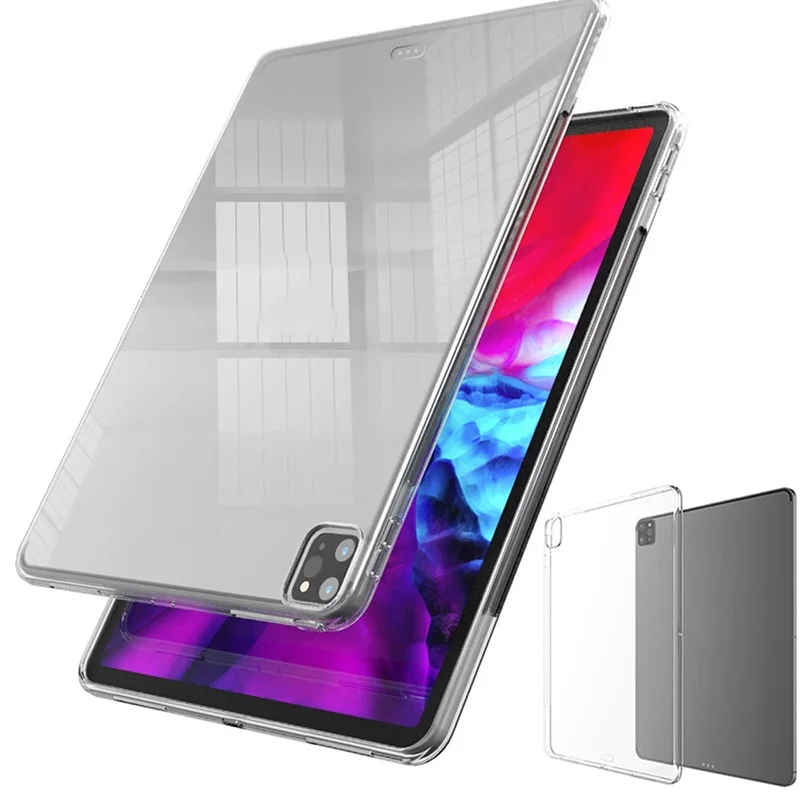 Silicone Transparent Case For iPad 10th 9th 8th 7th Generation For iPad Pro 11 2022 2021 2020 2018 Mini 6 Air 5 4 3 2 TPU Cover